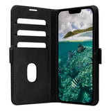 iPhone 12 / 12 Pro dbramante1928 Copenhagen Skinn Magnet Flip-Deksel - Black