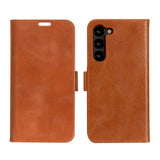 Samsung Galaxy S23+ (Plus) dbramante1928 Lynge Ekte Skinn Magnet Flip-Deksel - Tan