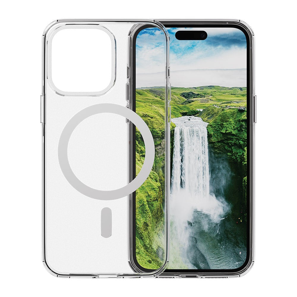 iPhone 15 Pro dbramante1928 Iceland Ultra D3O Deksel - 100% Resirkulert Plast -MagSafe Kompatibel - Gjennomsiktig