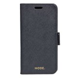 iPhone 8 / 7 / 6s / 6 dbramante1928 Mode New York Ekte Skinndeksel med Lommebok - Night Black