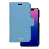 iPhone 11 Pro dbramante1928 New York 2-i-1 Ekte Skinn Flip Deksel - Nightfall Blue