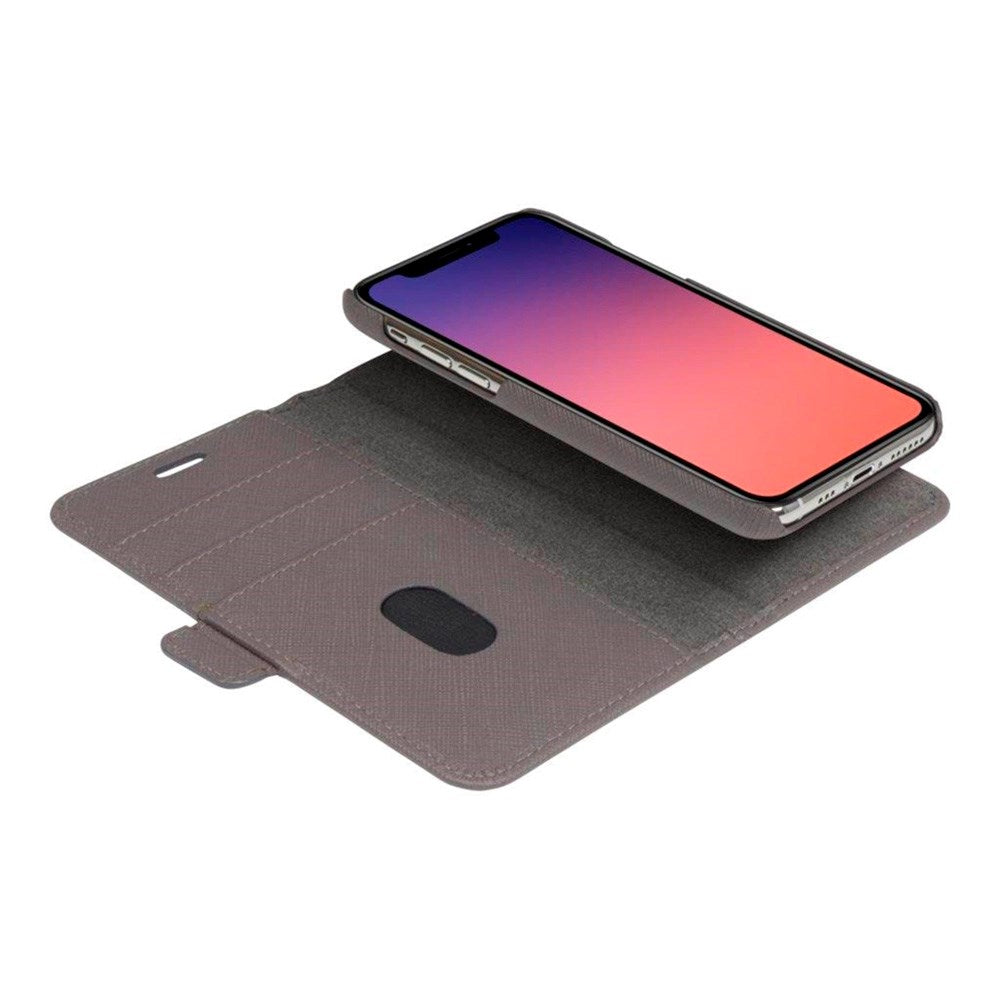 iPhone 11 Pro dbramante1928 New York 2-i-1 Ekte Skinn Flip Deksel - Shadow Grey