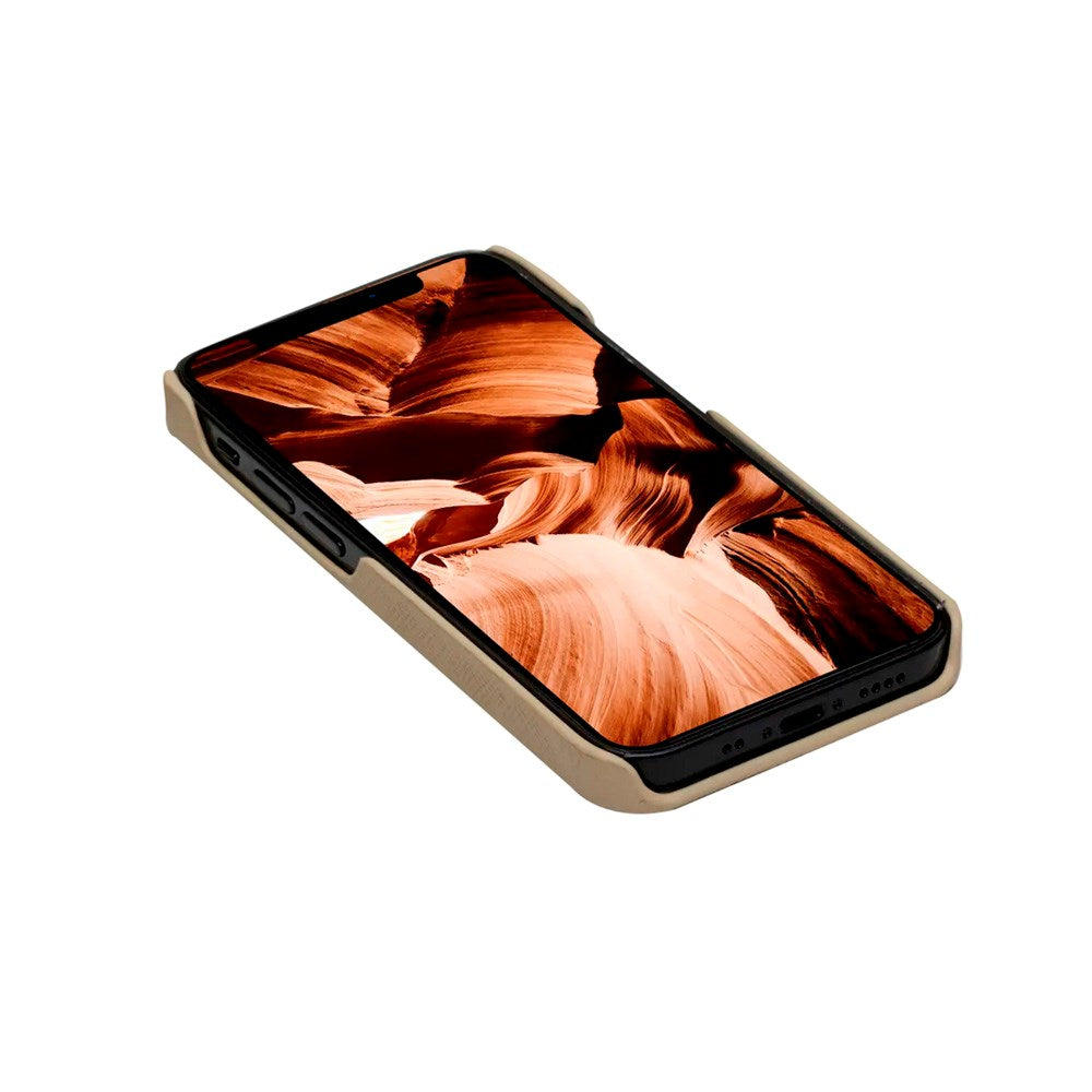 iPhone 12 Mini dbramante1928 New York 2-i-1 Ekte Skinn Flip Deksel - Sahara Sand