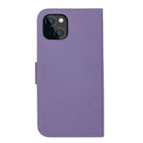 iPhone 13 dbramante1928 New York Magnetisk Ekte Skinn Flip Deksel m. Lommebok - Daybreak Purple