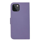 iPhone 13 Mini dbramante1928 New York Magnetisk Ekte Skinn Flip Deksel m. Lommebok - Daybreak Purple