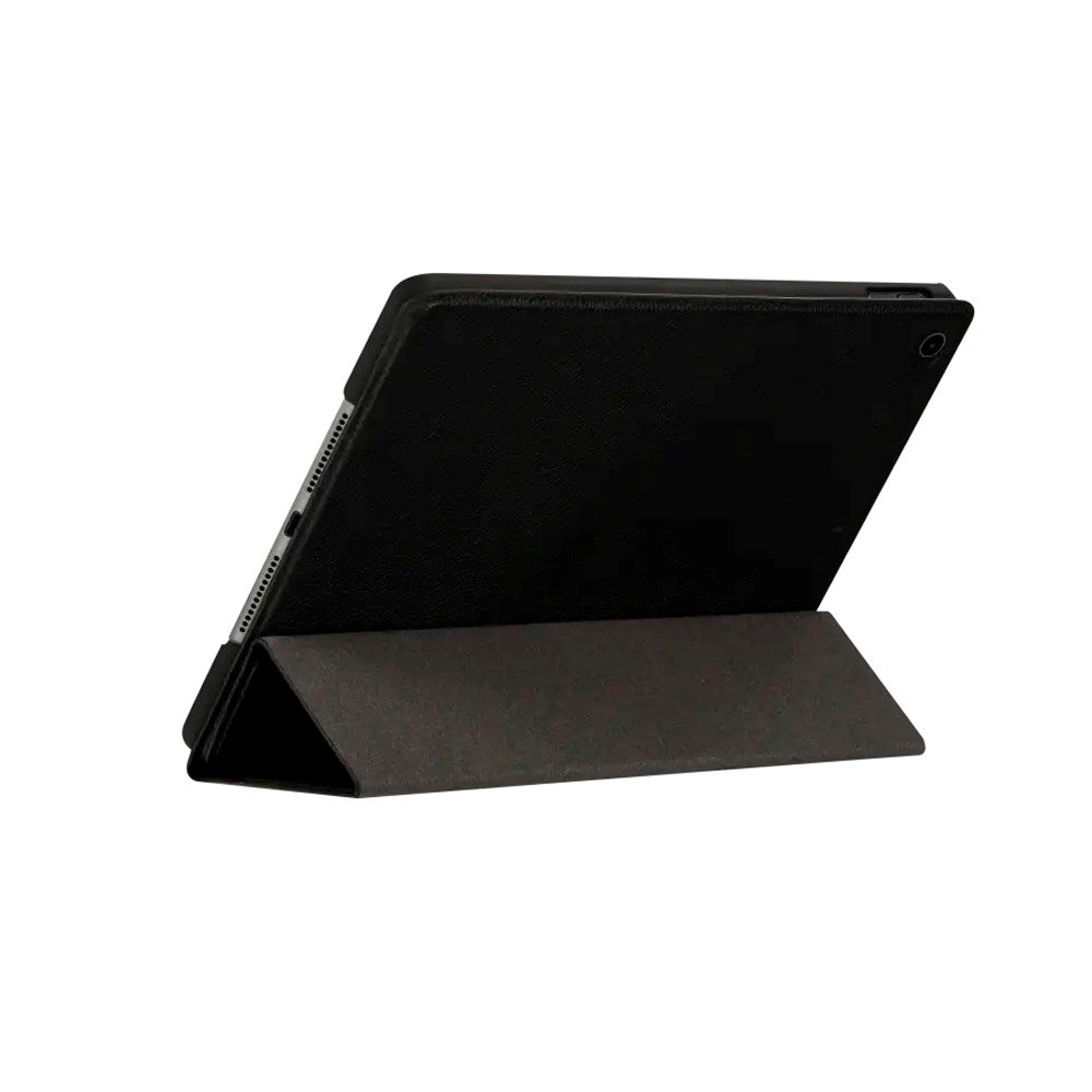 iPad 10.2" (2021 / 2020 / 2019) dbramante1928 Milan Ekte Skinn Flip Deksel - Night Black