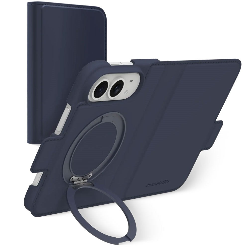 iPhone Duo dbramante1928 Copenhagen Kick ICON Flip Deksel - MagSafe Kompatibel - Deep Water