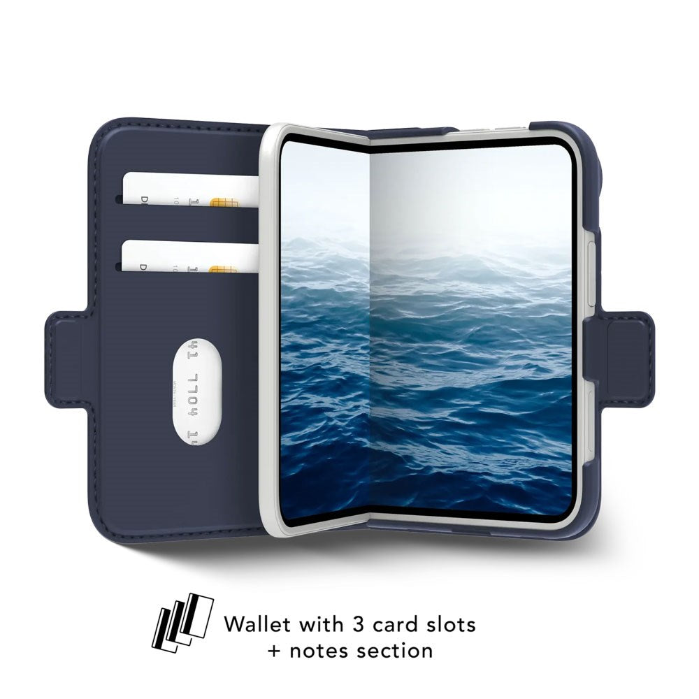 iPhone Duo dbramante1928 Copenhagen Kick ICON Flip Deksel - MagSafe Kompatibel - Deep Water