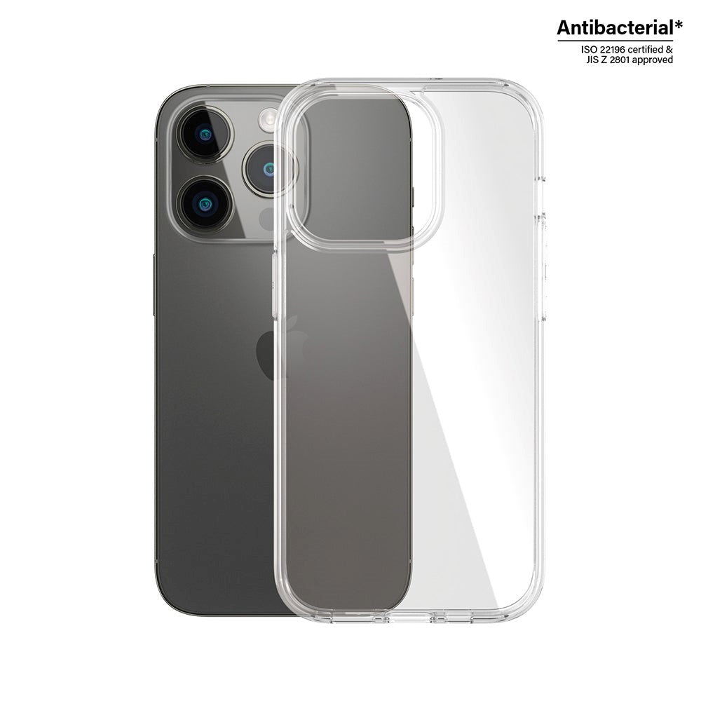 iPhone 14 Pro Deksel PanzerGlass HardCase AntiBacterial - Gjennomsiktig