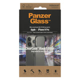 iPhone 14 Pro Deksel PanzerGlass AntiBacterial ClearCase - Svart Kant