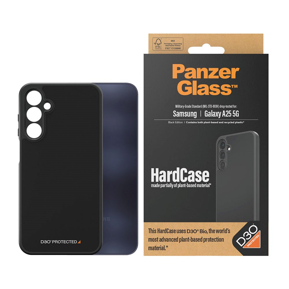 Samsung Galaxy A25 (5G) Deksel PanzerGlass D3O Bio HardCase - Svart