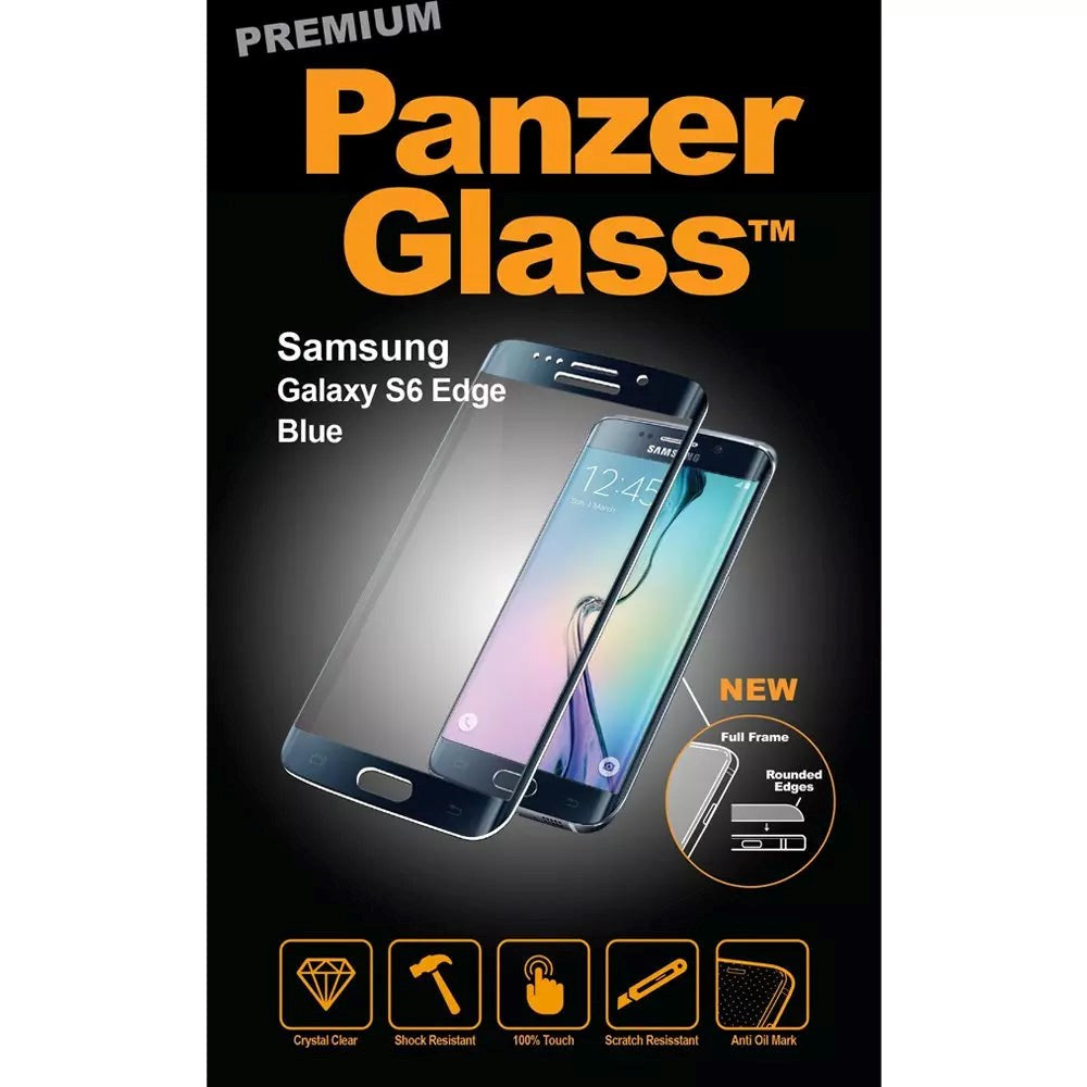 PANZERGLASS Samsung Galaxy S6 Edge - Blå