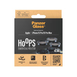 iPhone 15 Pro / 15 Pro Max PanzerGlass Hoops - Kamerabeskyttelse - Blue Metal