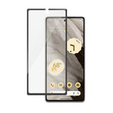 Google Pixel 7A PanzerGlass Ultra Wide Fit Skjermbeskyttelsesglass - Platinum Strength - Svart Kant