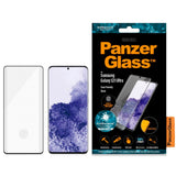 Samsung Galaxy S21 Ultra PanzerGlass AntiBacterial Edge-To-Edge Fringerprint Skjermbeskytter - Case Friendly - Svart