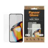 Samsung Galaxy S23 PanzerGlass AntiBacterial Ultra-Wide Fit Skjermbeskyttelse - EasyAligner - Diamond Strength - Transparent