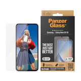 Samsung Galaxy A35 (5G) PanzerGlass Ultra Wide Fit Re:fresh Skjermbeskyttelse m. EasyAligner - Platinum Strength - Gjennomsiktig