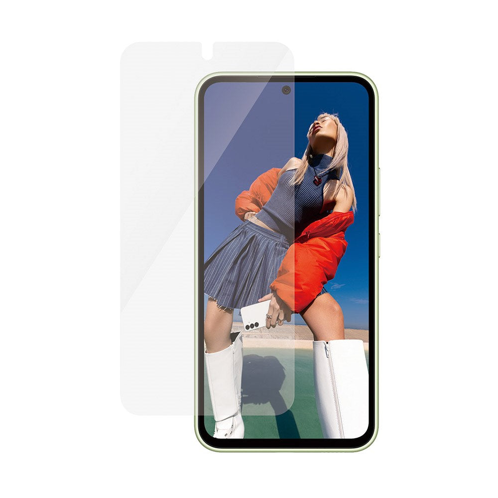 Samsung Galaxy A55 (5G) PanzerGlass Ultra Wide Fit Re:fresh Skjermbeskyttelse m. EasyAligner - Platinum Strength - Gjennomsiktig