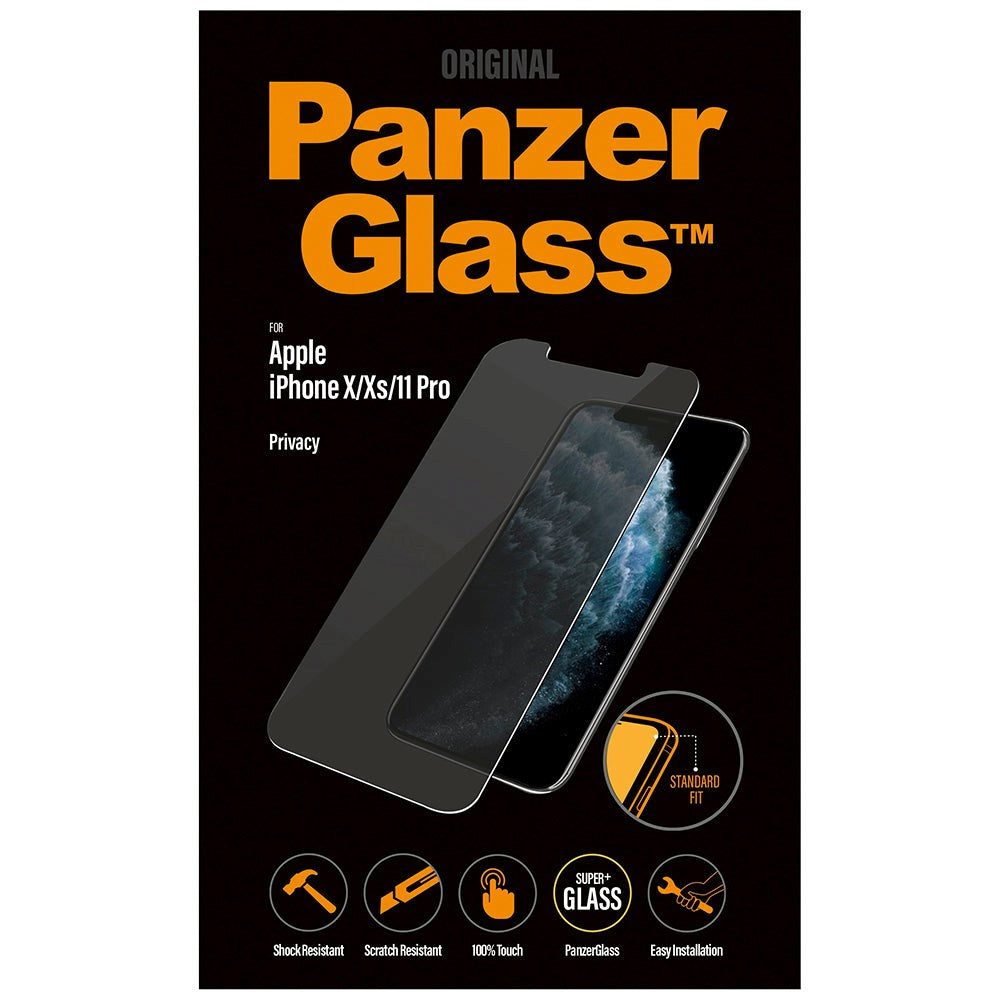 iPhone 11 Pro / Xs / iPhone X PanzerGlass Standard Fit Skjermbeskytter - Privacy