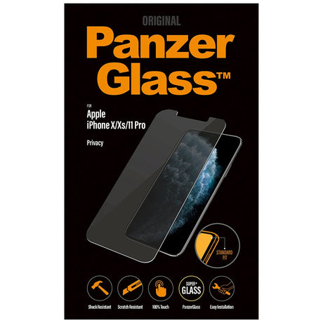 iPhone 11 Pro / Xs / iPhone X PanzerGlass Standard Fit Skjermbeskytter - Privacy