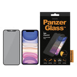 iPhone 11 / XR PanzerGlass Edge-To-Edge Skjermbeskytter - Case Friendly m. Privacy - Svart