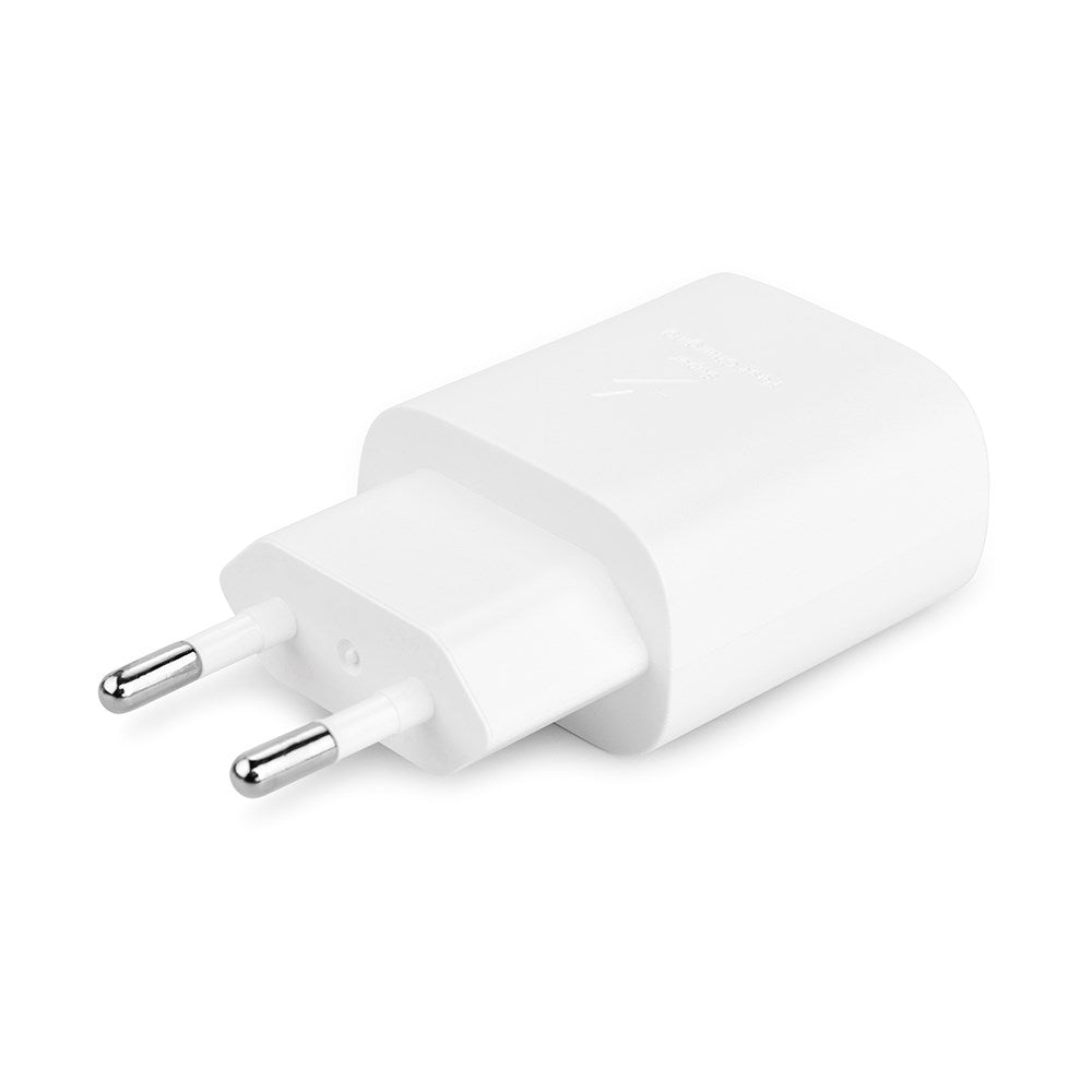 Xceed 25W Vegglader PD med USB-C - Hvit