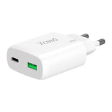 Xceed 20W GaN Vegglader med 1 x USB-C 1 x USB-A - Hvit
