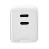 Xceed 45W GaN Vegglader med 2 x USB-C - Hvit