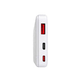 Powerbank Xceed 10.000mAh - USB-C og  USB-A - Hvit
