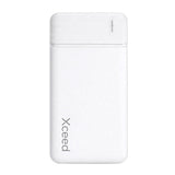 Powerbank Xceed 10.000mAh - USB-C og  USB-A - Hvit