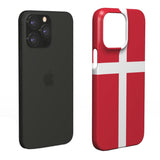 EIDERWOOD iPhone 12 Pro Hard Plast Deksel - Danmarks Flagg