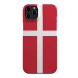 EIDERWOOD iPhone 12 Pro Hard Plast Deksel - Danmarks Flagg