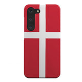 EIDERWOOD Samsung Galaxy S22 Hard Plast Deksel - Danmarks Flagg