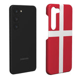 EIDERWOOD Samsung Galaxy S22 Ultra Hard Plast Deksel - Danmarks Flagg