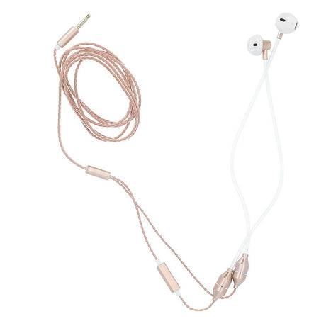 RadiCover Strålingsbeskyttet In-Ear Headset med AirTubes - Hvit / Rose Gold