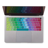 Philbert MacBook Air (A1932) Keyboard Deksel m. Nordisk Tastatur - Rainbow