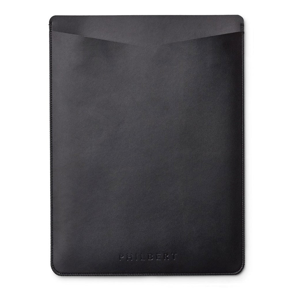 Philbert UltraSlim Vegansk Skinn Sleeve m. Stropp til MacBook / Laptop 15