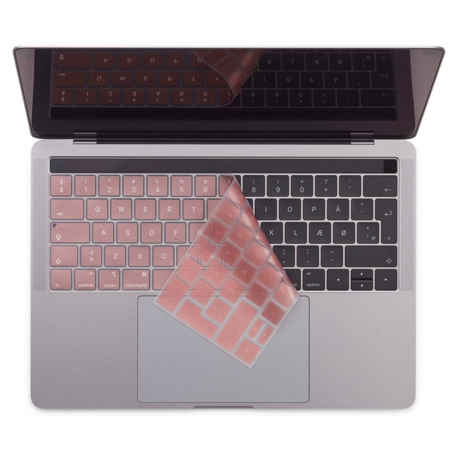 Philbert MacBook Pro Touch Bar 13" / 15" Tastaturdeksel med Nordic Layout - Pink