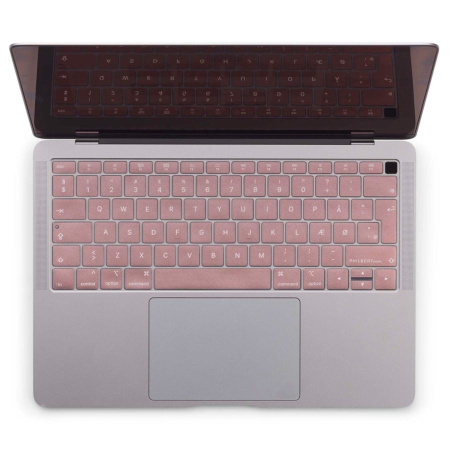 Philbert MacBook Air (A1932) Keyboard Deksel m. Dansk Tastatur - Pink