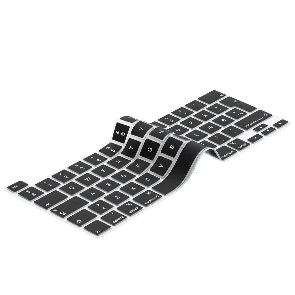 Philbert MacBook Pro 16" (A2141) Keyboard Deksel m. Nordisk Tastatur - Svart