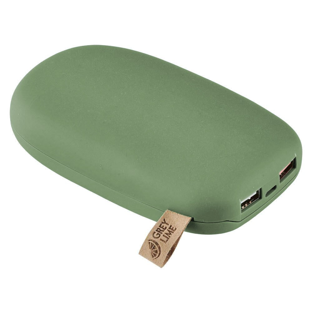 GreyLime 18W Power Stone II 10.400 mAh - PowerBank USB-A & USB-C - Grønn