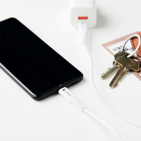 Lippa Kabel USB-C til USB-C 15W - 1m - Hvit