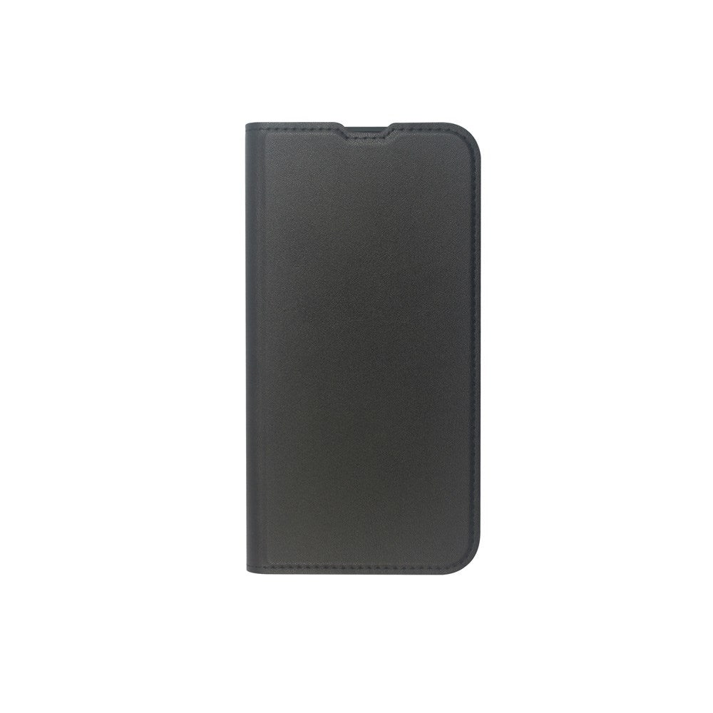 GreenMind iPhone 12 / 12 Pro Kunstskinn Flip Deksel m. Kortholder & Ståfunksjon - Svart