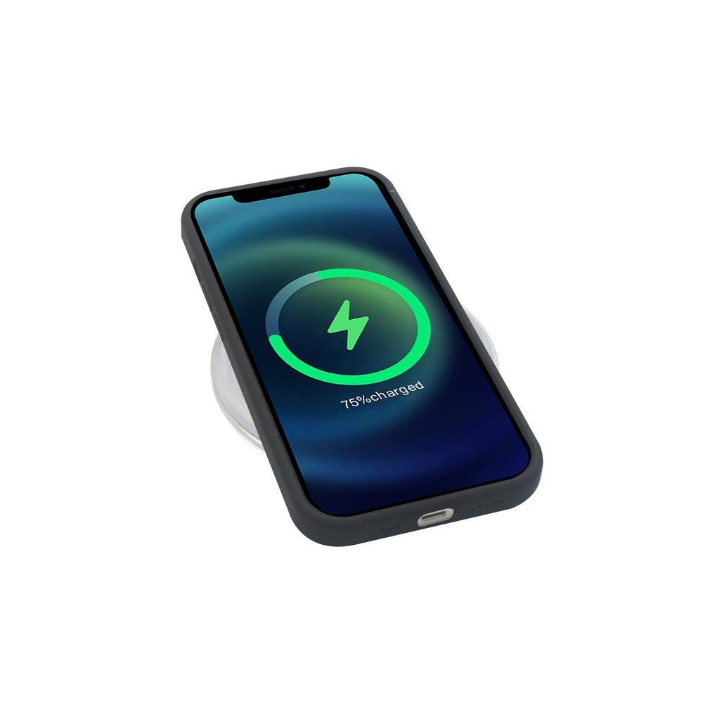 GreenMind iPhone 13 Mini Fôret Silikon Deksel - Svart