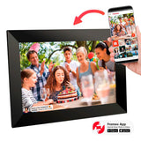 Lippa 10" Smart WiFi Frameo-Fotoramme (26,2 x 18,2 cm) - Svart