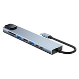 Lippa 8-i-1 87W Multiport USB-C Hub - Sølv