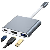 Lippa 3-i-1 60W Multiport USB-C Hub - Sølv