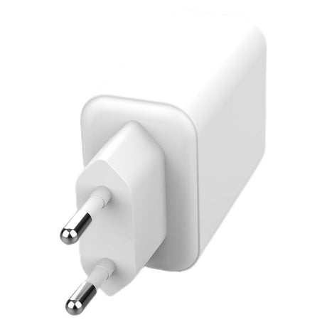 Lippa PD 65W Vegglader GaN med 1 x USB-C & 1 x USB-A - Hvit