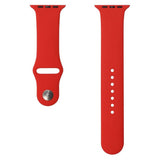 Apple Watch (38/40/SE/41/42 mm) Lippa Silikon Stropp – Rød