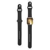 Apple Watch (42/44/SE/45/46/49 mm) Lippa Silikon Stropp – Mørkegrå
